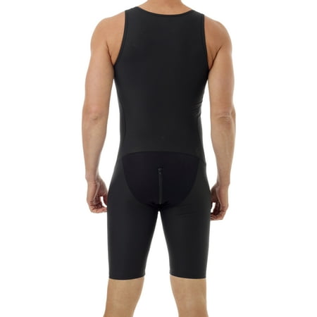 Underworks Mens Compression Bodysuit Girdle Shirt 3-Pack